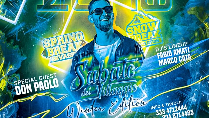 Cover for event: Zero Club & VJ MANIA presentano: "Il Sabato del Villaggio"