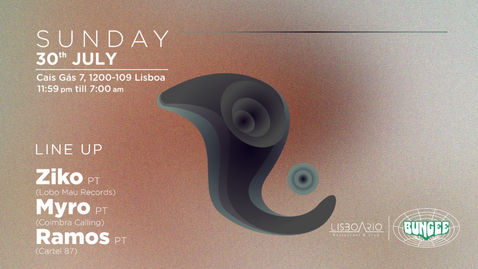 ZIKO • MYRO • RAMOS | SUN 30 JUL • LISBOA RIO image