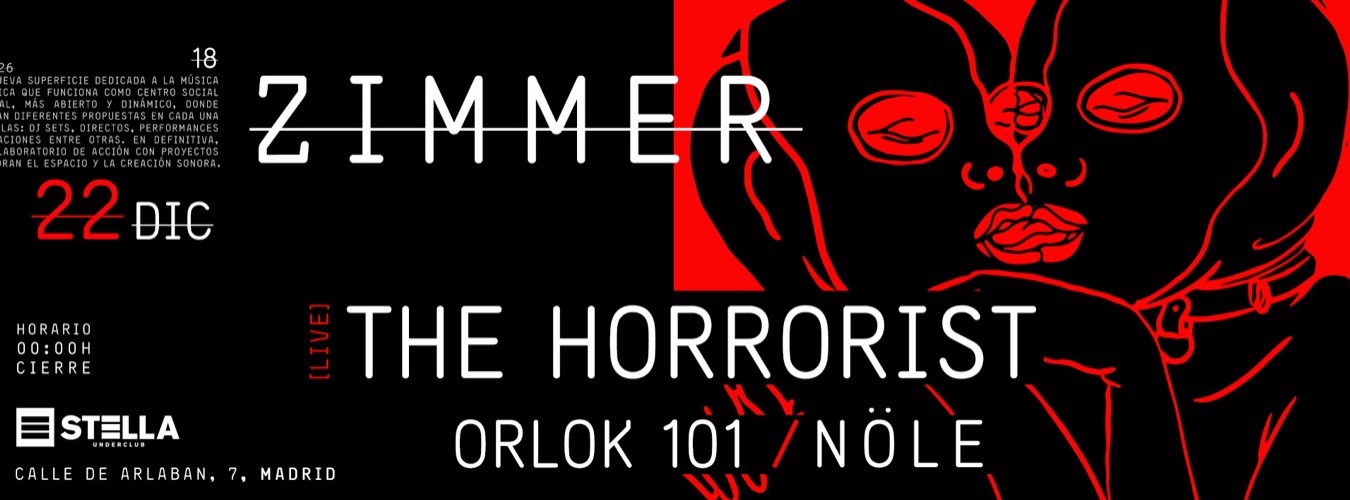 Zimmer pres. The Horrorist (live) + Orlok 101 image