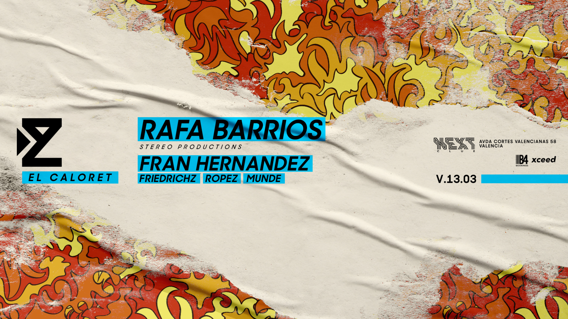 ZIUR pres. Rafa Barrios | El Caloret - Aplazado image