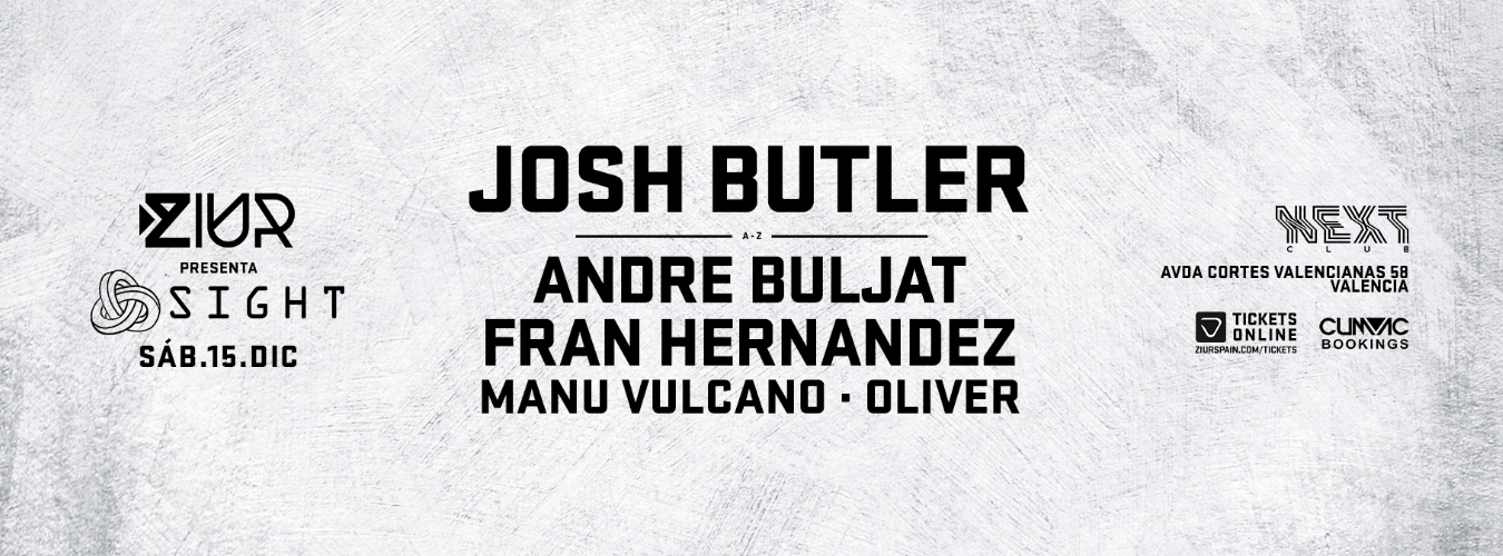 ZIUR pres. SIGHT w/ Josh Butler image