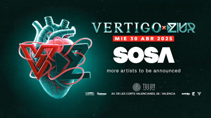 Cover for event: WED 30.04 | VERTIGO & ZIUR presents SOSA